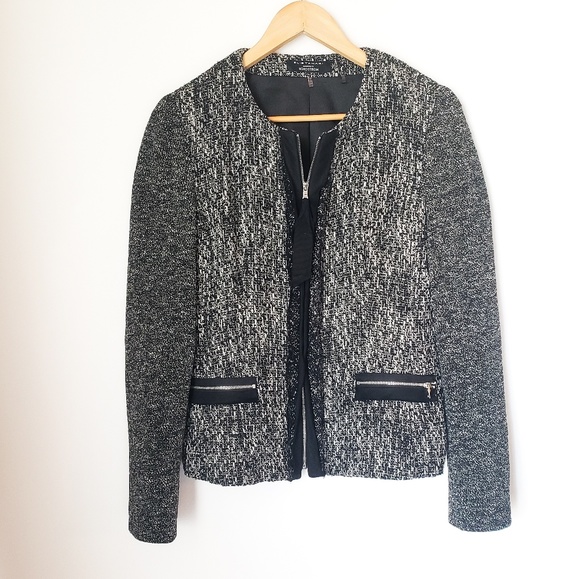 Elie Tahari Jackets & Blazers - Elie Tahari | Tweed Zipper Blazer For Nordstrom